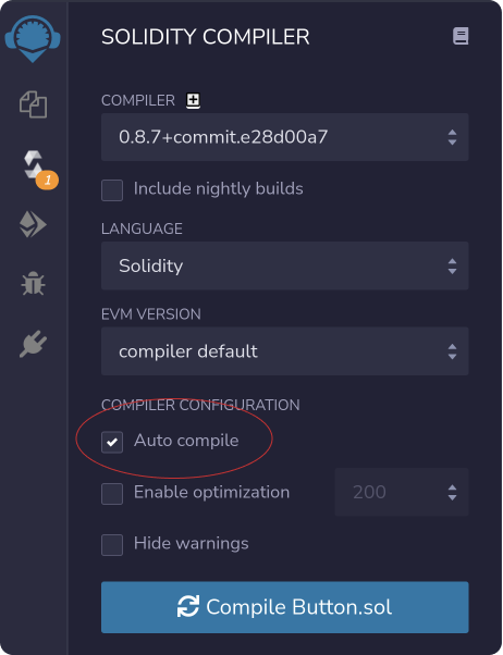 Solidity Compiler