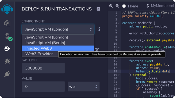 Connect to MetaMask