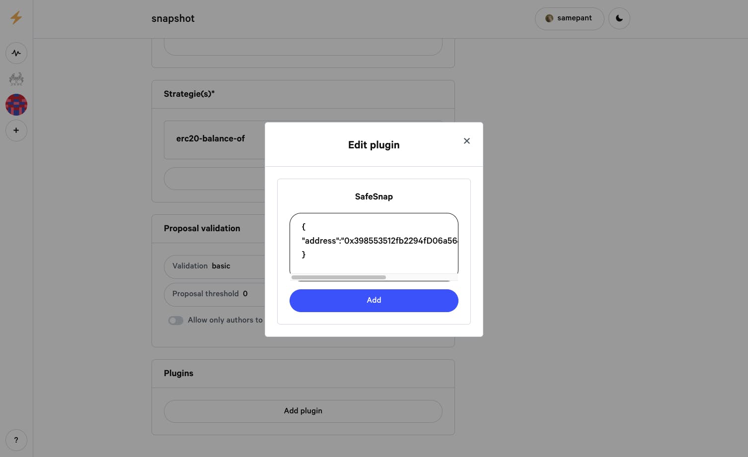 SafeSnap JSON