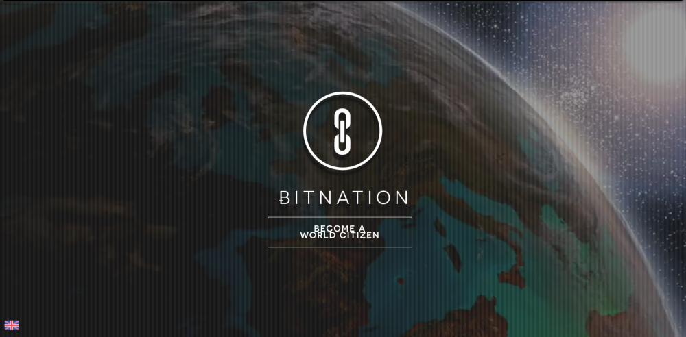 Screenshot from Bitnation website circa 2017
